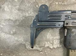 Охолощенный пистолет-пулемёт УЗИ UZI-O 10х31 (мини УЗИ-О, ЗАТО, оригинальный складной приклад, РОК)