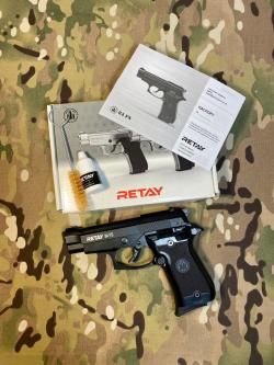 Охолощенный пистолет Retay Mod 84 Beretta, НОВЫЕ