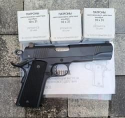 Охолощённый пистолет Техкрим Norinco ТК1911-СХ