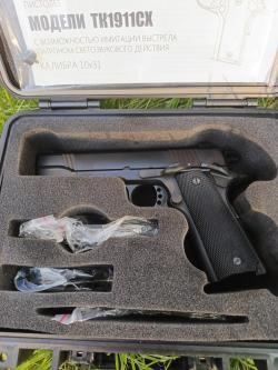 Охолощённый пистолет Техкрим Norinco ТК1911-СХ