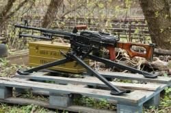 Охолощенный пулемет ПКМН 1981 год №РУ 553