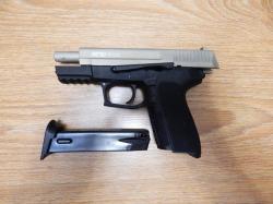 Охолощенный СХП пистолет Retay S2022 (Sig Sauer) 9mm P.A.K. Новый. Цвет сатин.