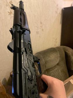 Охолощенный СХП автомат Калашникова АК-74У-СО, 5,45x39