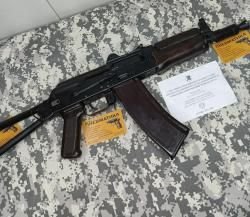 Охолощенный СХП автомат Калашникова АК-74У-СО (АКСУ, ТОЗ) 5,45x39