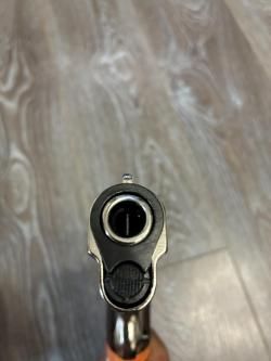 Охолощенный СХП пистолет 1911-СО Kurs (Colt) 10x24, матовый хром