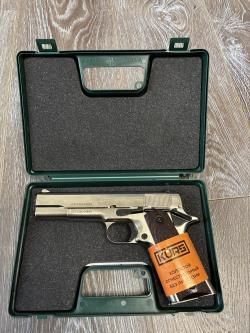 Охолощенный СХП пистолет 1911-СО Kurs (Colt) 10x24, матовый хром
