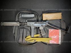Охолощенный СХП пистолет-пулемет ПП-91-СХ «Кедр» с макетом глушителя ТГПА, 10ТК