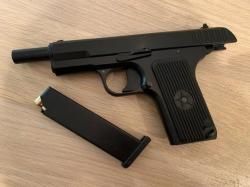 Охолощенный Тульский Токарева пистолет СО-ТТ Ansar 9mm P.A.K.