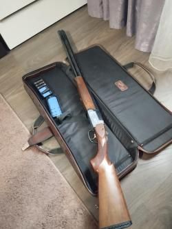 Ружье Fausti conrad 12/76, сменные чоки , эжектора