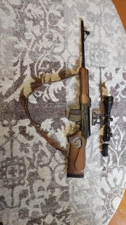 Охотничий карабин Вепрь ВПО123 калибр 7,62*54R. Выпуск 2012г.