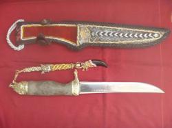 НЕОБЫЧНЫЙ КОЛЛЕКЦИОННЫЙ НОЖ "СЕРЫЙ ВОЛК" НОВЫЙ!