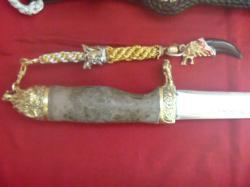 НЕОБЫЧНЫЙ КОЛЛЕКЦИОННЫЙ НОЖ "СЕРЫЙ ВОЛК" НОВЫЙ!