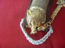 НЕОБЫЧНЫЙ КОЛЛЕКЦИОННЫЙ НОЖ "СЕРЫЙ ВОЛК" НОВЫЙ!