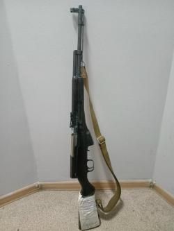 ОП СКС, калибр 7,62*39 мм, 1949 года. В комплекте оптический прицел "Пилад П4х32",чехол. ,