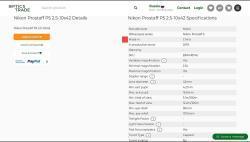 Nikon Monarch E 1.5-6x42/Prostaff 3-9x40/Zeiss HT 2.5-10x50 ASV+E+W/Крышки объектив+окуляр
