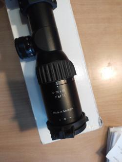 Оптический прицел Schmidt & Bender PM II 3-20x50 LP P4Lf + кольца Contessa