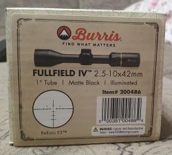 Оптический прицел burris fullfield IV 2.5-10X42 с подсветкой 