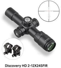 Оптический прицел Discovery HD 2-12X44SFIR (кольца weaver). "1 фокалка"