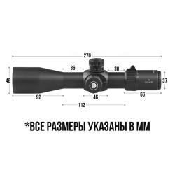 Оптический прицел Discovery HT 3-12X40 SF FFP FW30