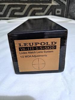 Оптические прицелы загонники LEUPOLD VX-lll 1.5-5x20 новые