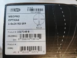 Оптический прицел Meopta Optika 6 1-6x24 RD SFP сетка 4C