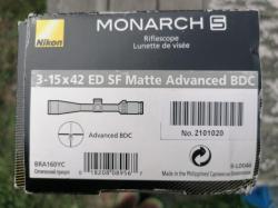 Оптический прицел Nikon Monarch 5 3-15x42 SF ED