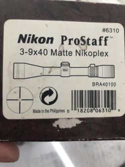 Оптический прицел Nikon Prostaff 3-9x40