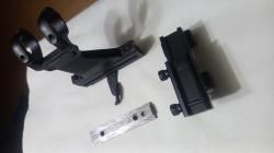 Оптический прицел с кольцами.