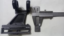 Оптический прицел с кольцами.