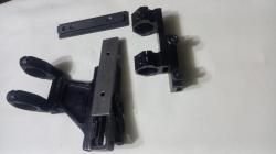 Оптический прицел с кольцами.