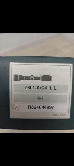 Оптический прицел Swarovski z6i1*6*24 ll L