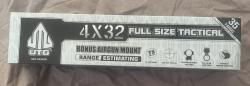Оптический прицел UTG LEAPERS 4x32 (Mil Dot, 25,4 mm) SCP-U432FD
