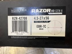 Оптический прицел Vortex Razor HD Gen II 4.5-27x56 FFP (EBR-7C MRAD)