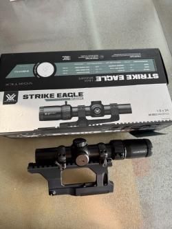 Оптический прицел Vortex Strike Eagle FFP 1-8×24 (EBR-8 MOA с подсветкой)
