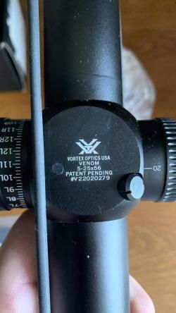 Оптический прицел Vortex Venom 5-25X56 FFP (EBR-7C MOA RETICLE)
