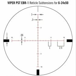 Оптический прицел Vortex Viper HST 6-25x50 (EBR-1 MOA)
