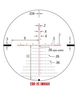 Оптический прицел Vortex Viper PST Gen II 5-25x50 EBR-2C FFP (MRAD)