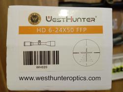 Оптический прицел WESTHUNTER  6-24X50 SFIR FFP