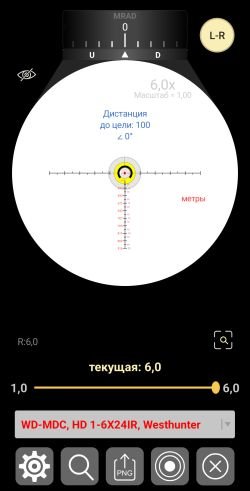 Оптический прицел WestHunter HD 1-6x24 IR