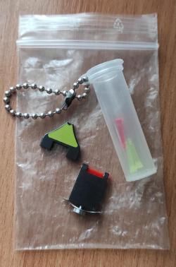 Оптоволоконные прицельные на Blaser R8