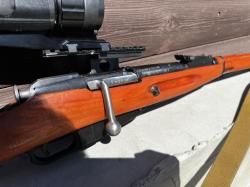 Оригинальная снайперская винтовка Мосина (трёхлинейка), военного выпуска 1943 года
