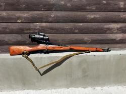 Оригинальная снайперская винтовка Мосина (трёхлинейка), военного выпуска 1943 года