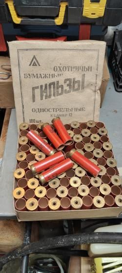 Папковые гильзы Record skeet 1967г