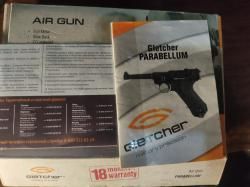 Парабеллум пневматический Gletcher Parabellum (Luger) blowback.