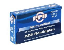 Патрон 223 PPU FMJ BT 4,0гр