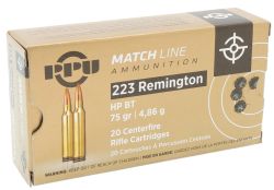 Патрон 223 PPU HP BT Match 4,47гр