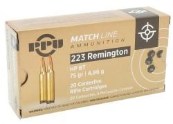 Патрон 223 PPU HP BT Match 4,86гр
