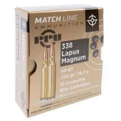 Патрон 338 Lapua Mag PPU Match HPBT 16,2гр