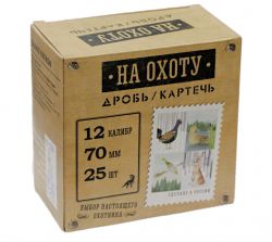 Патрон к.12/0,00,1.2.3.4.5.6.7.8.9.10  "ДЛЯ ОХОТЫ" (30гр)
