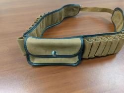 Патронташ для 12 калибра, из мягкой кожи